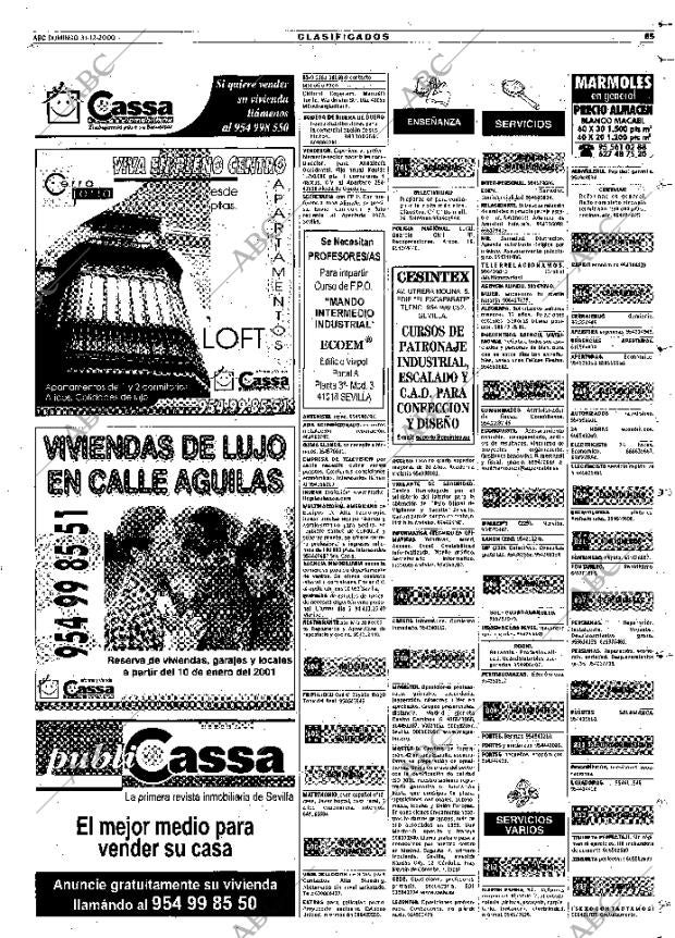 ABC SEVILLA 31-12-2000 página 85