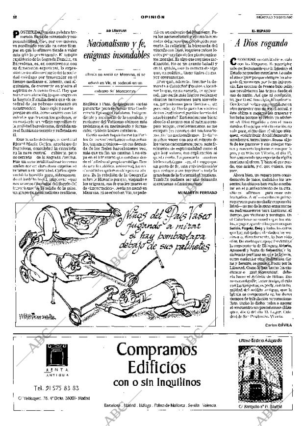 ABC MADRID 03-01-2001 página 12