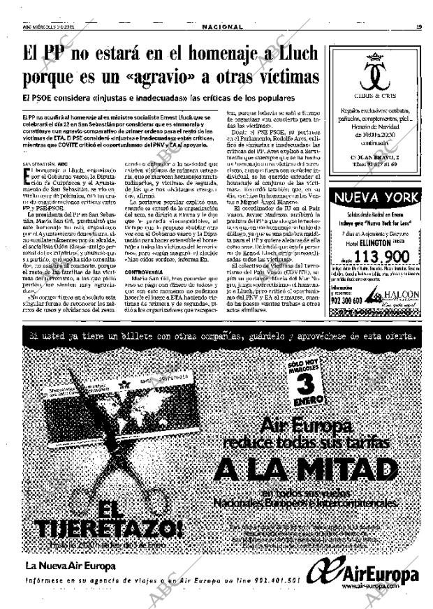 ABC MADRID 03-01-2001 página 19
