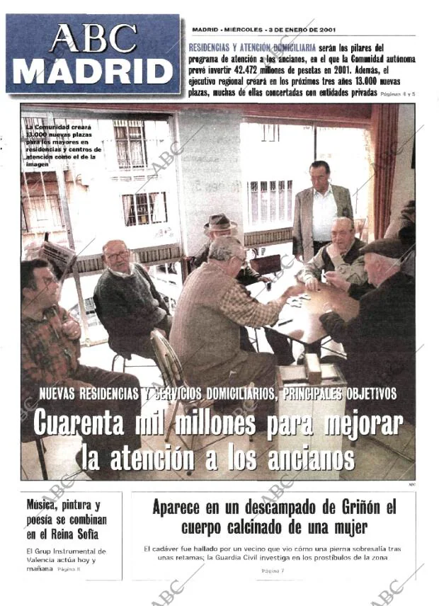 ABC MADRID 03-01-2001 página 85