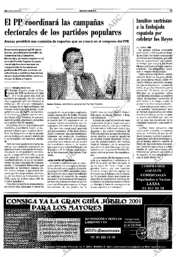 ABC MADRID 08-01-2001 página 23