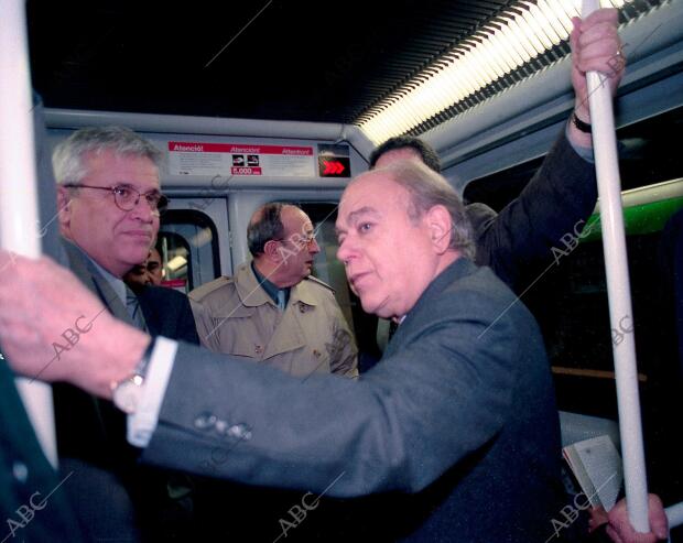 Clos y Pujol en el metro de Barcelona