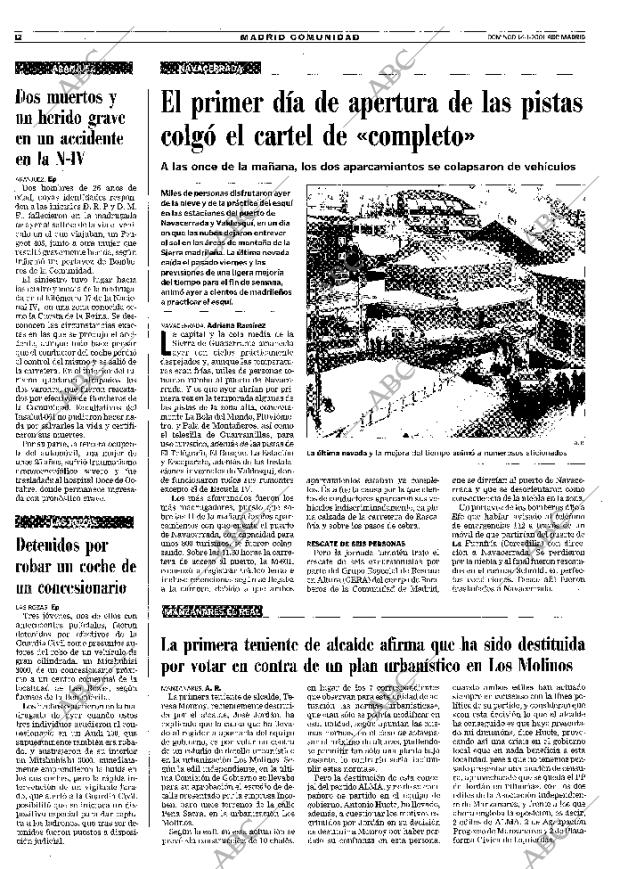 ABC MADRID 14-01-2001 página 100