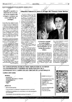 ABC MADRID 14-01-2001 página 23