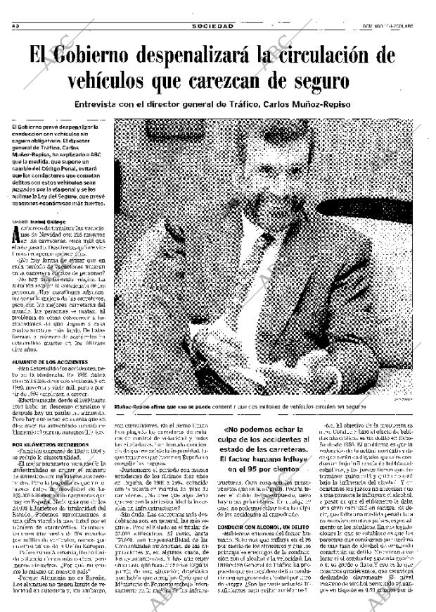 ABC MADRID 14-01-2001 página 40