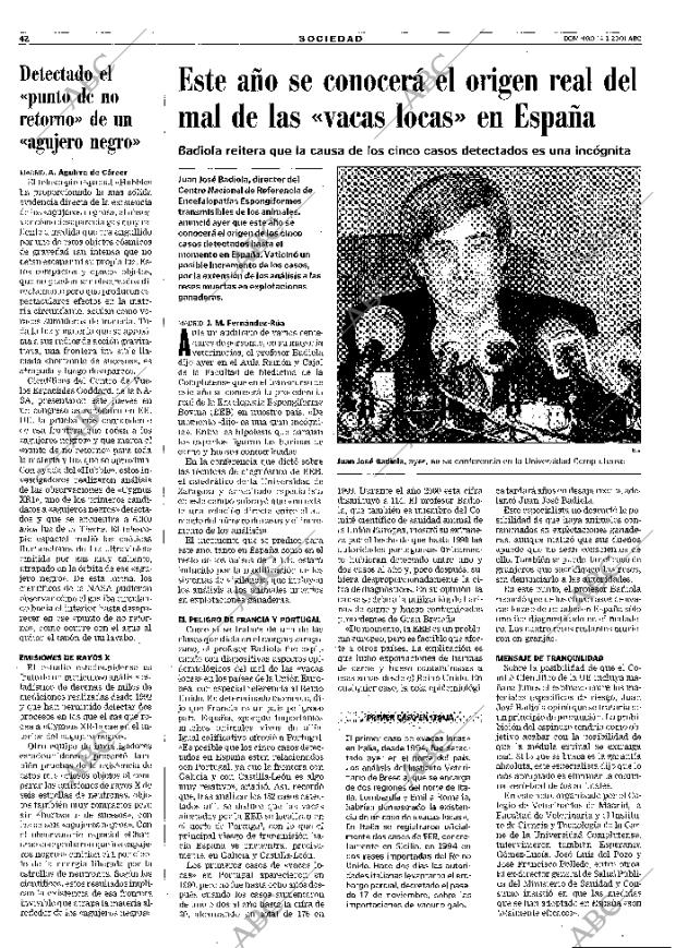 ABC MADRID 14-01-2001 página 42