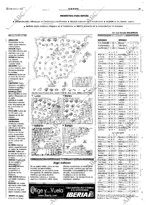 ABC MADRID 14-01-2001 página 67