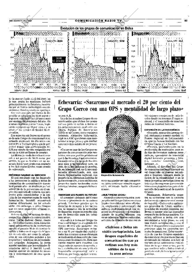 ABC MADRID 14-01-2001 página 83