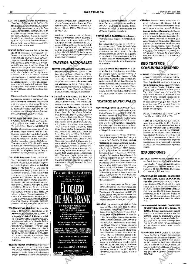 ABC MADRID 17-01-2001 página 110