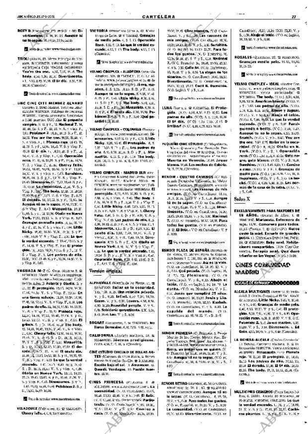 ABC MADRID 17-01-2001 página 115