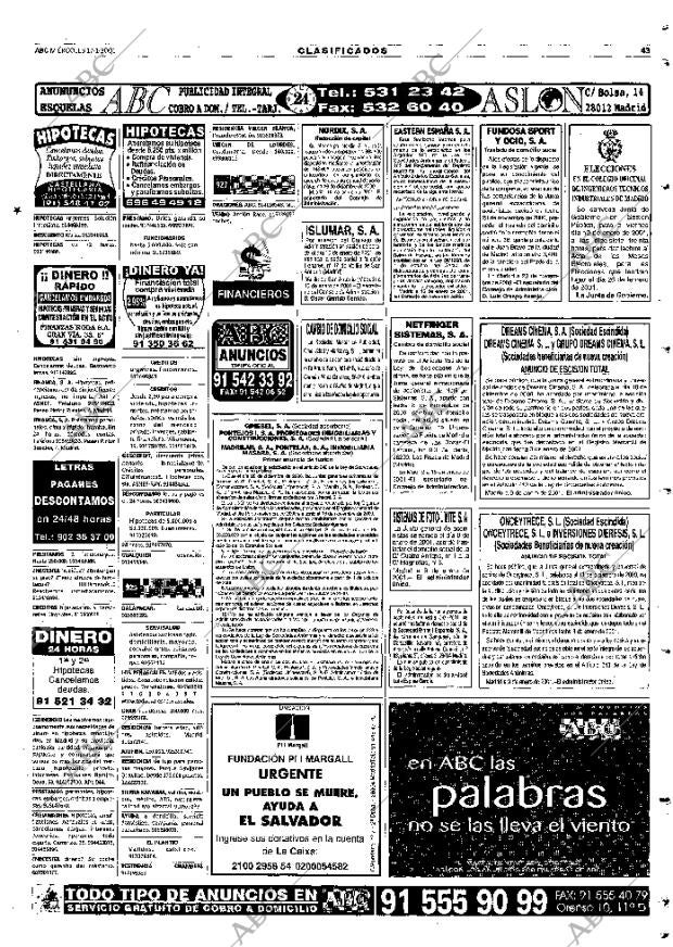ABC MADRID 17-01-2001 página 131