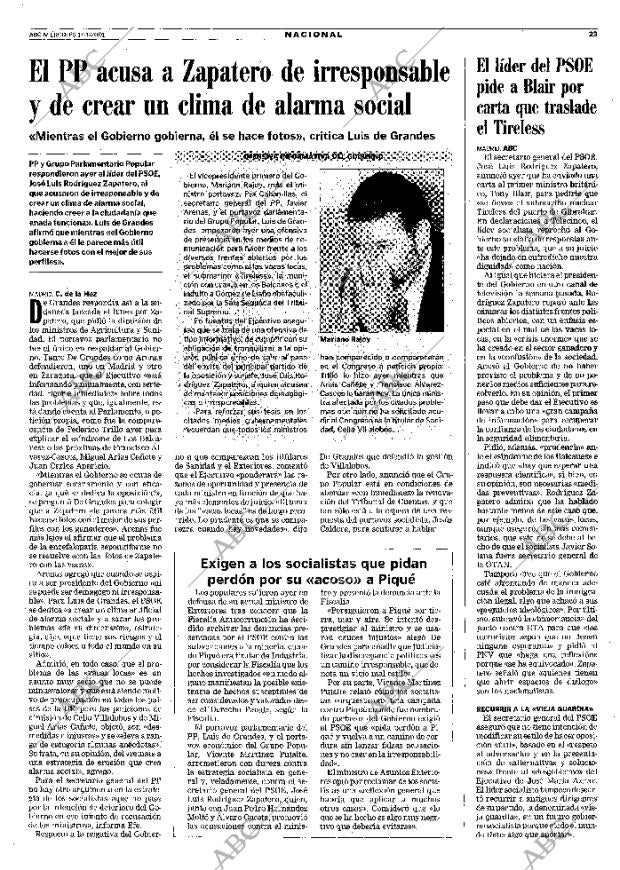 ABC MADRID 17-01-2001 página 23