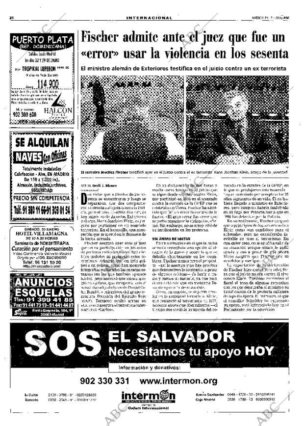 ABC MADRID 17-01-2001 página 28