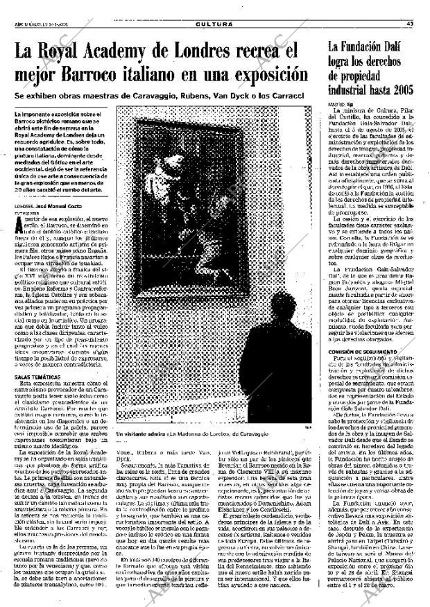 ABC MADRID 17-01-2001 página 43
