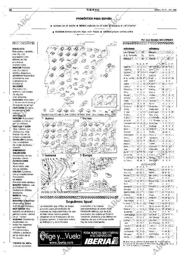 ABC MADRID 17-01-2001 página 68