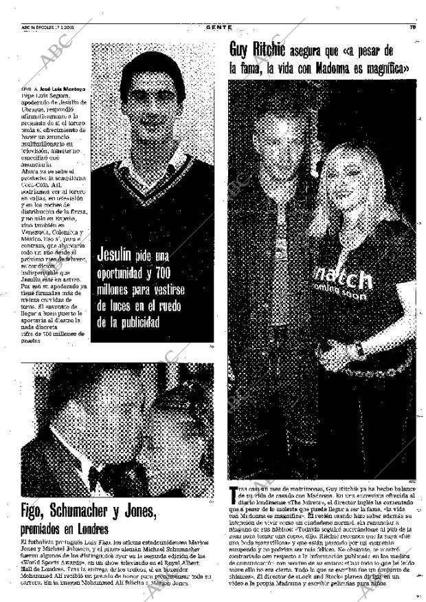 ABC MADRID 17-01-2001 página 79