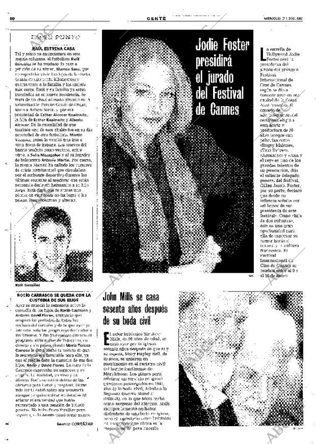 ABC MADRID 17-01-2001 página 80