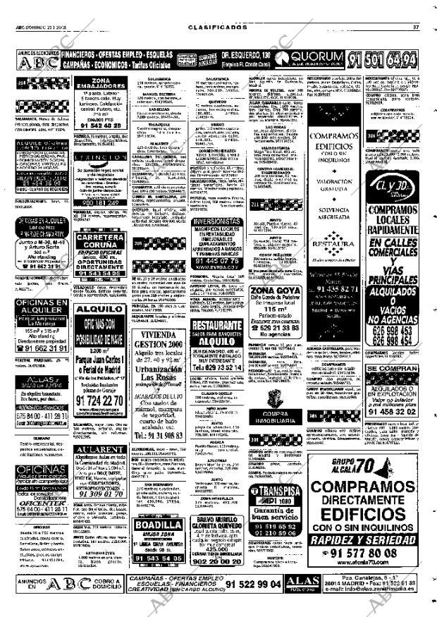 ABC MADRID 21-01-2001 página 125