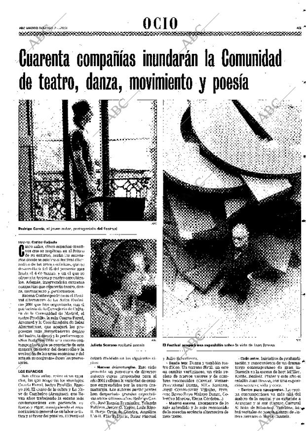 ABC MADRID 21-01-2001 página 133