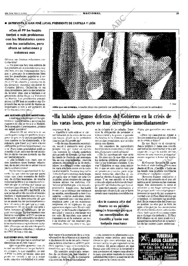 ABC MADRID 21-01-2001 página 23