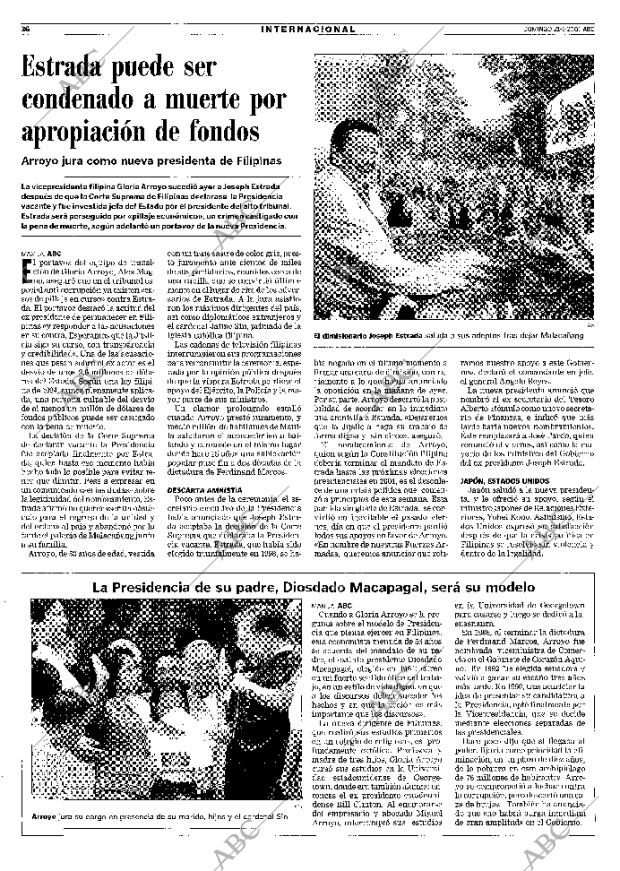 ABC MADRID 21-01-2001 página 36