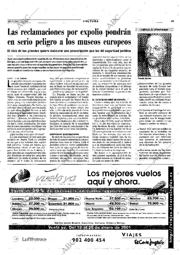 ABC MADRID 21-01-2001 página 49