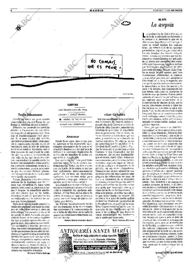 ABC MADRID 21-01-2001 página 92