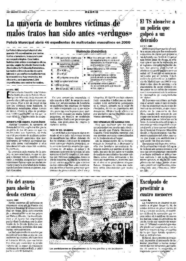 ABC MADRID 21-01-2001 página 93