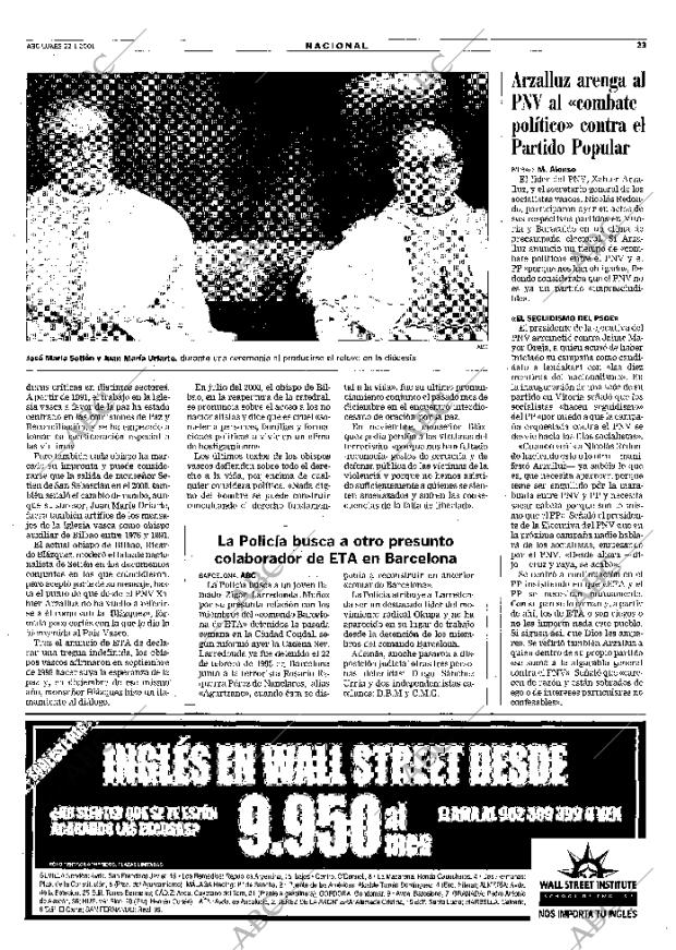 ABC SEVILLA 22-01-2001 página 23