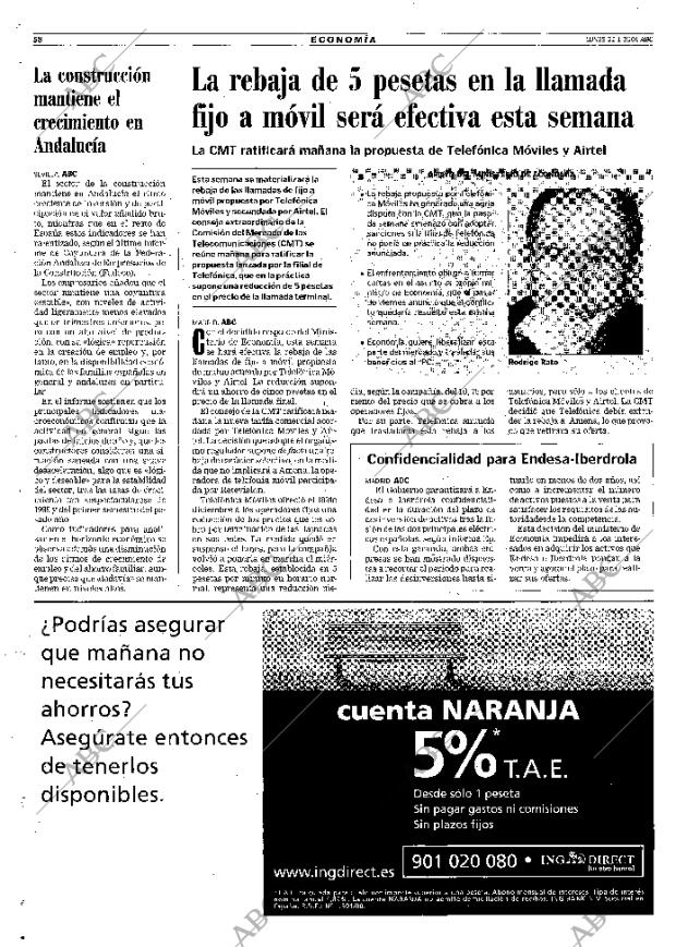ABC SEVILLA 22-01-2001 página 58