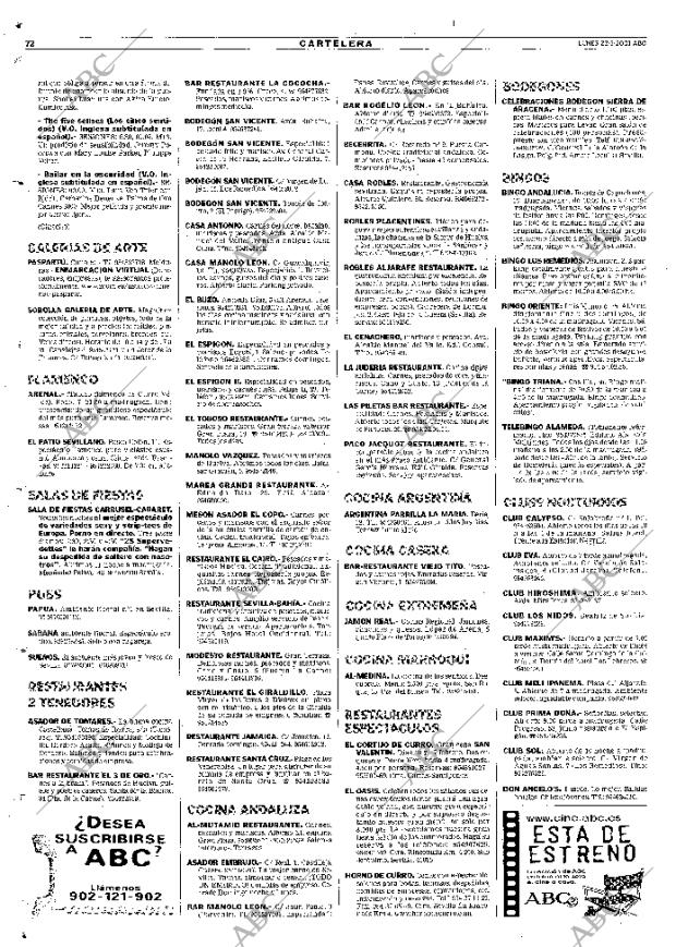 ABC SEVILLA 22-01-2001 página 72