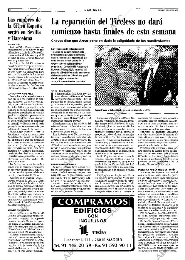 ABC MADRID 23-01-2001 página 24