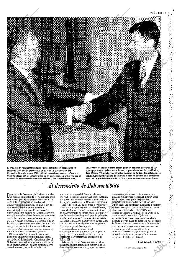 ABC MADRID 23-01-2001 página 5