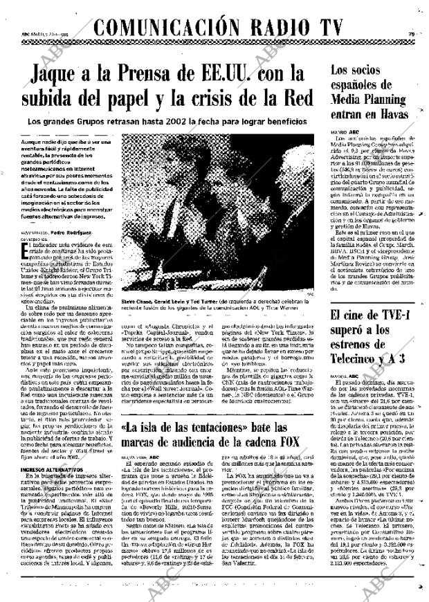 ABC MADRID 23-01-2001 página 79
