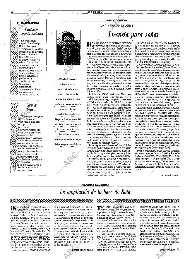 ABC SEVILLA 23-01-2001 página 18