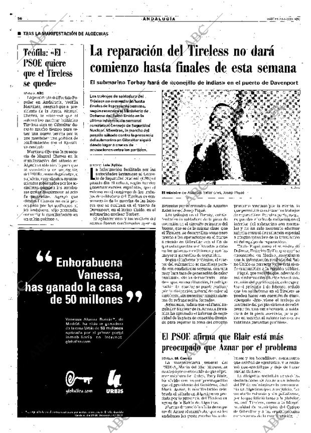 ABC SEVILLA 23-01-2001 página 56
