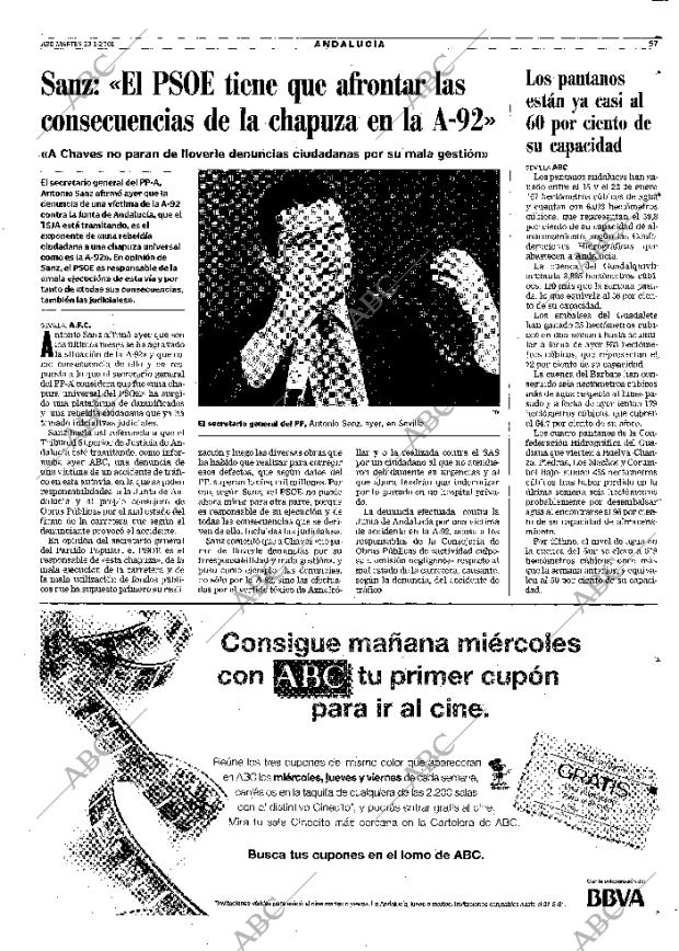 ABC SEVILLA 23-01-2001 página 57