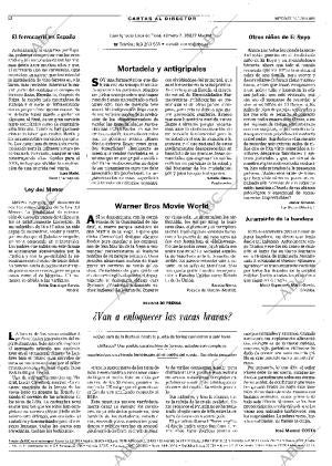 ABC MADRID 24-01-2001 página 12