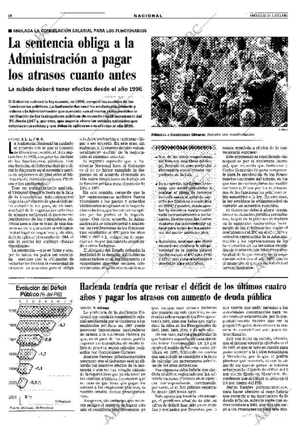 ABC MADRID 24-01-2001 página 18