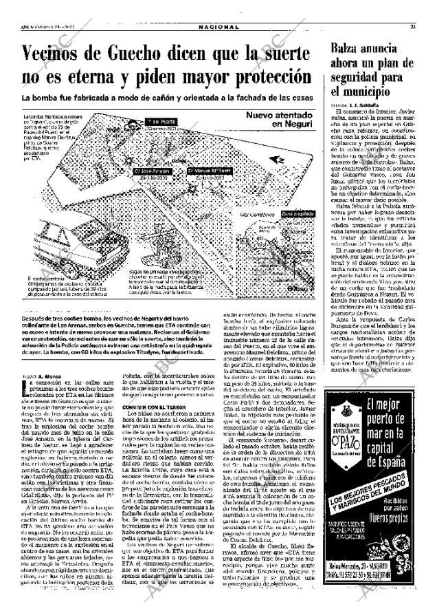 ABC MADRID 24-01-2001 página 21