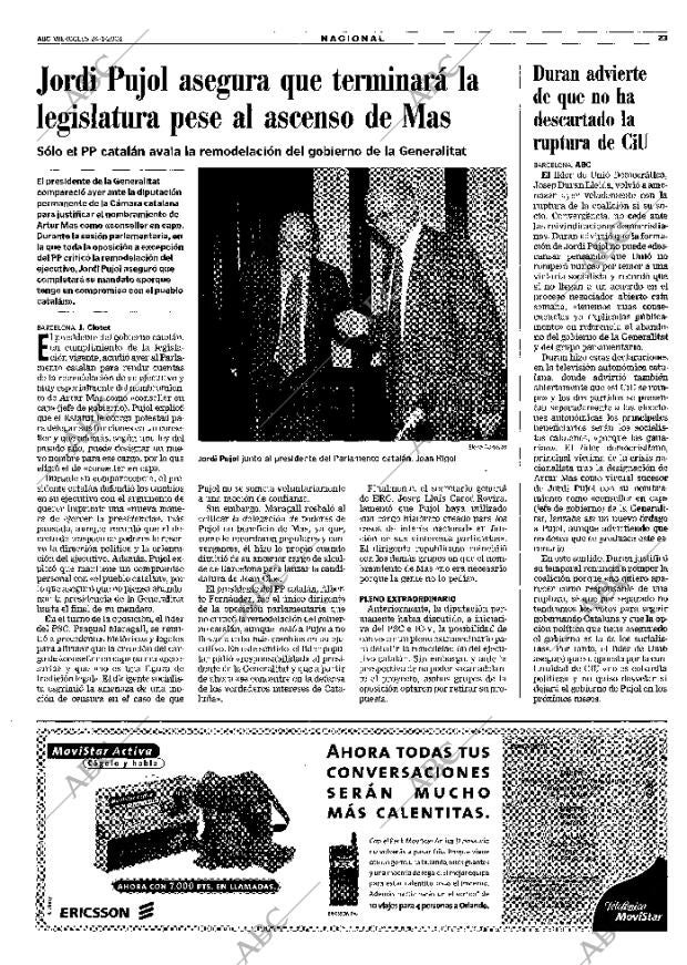ABC MADRID 24-01-2001 página 23