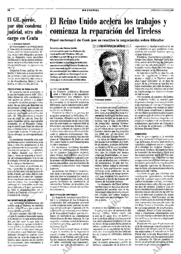 ABC MADRID 24-01-2001 página 28