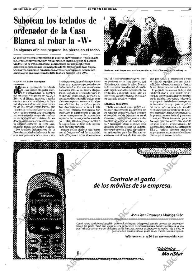 ABC MADRID 24-01-2001 página 33