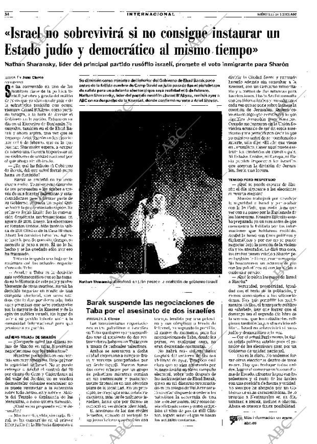 ABC MADRID 24-01-2001 página 34