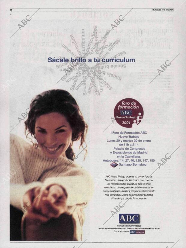 ABC MADRID 24-01-2001 página 36