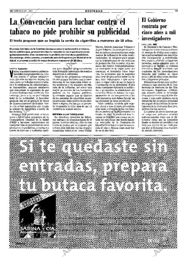 ABC MADRID 24-01-2001 página 41