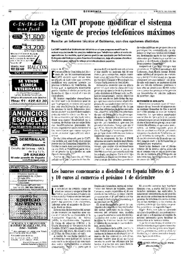 ABC MADRID 24-01-2001 página 50