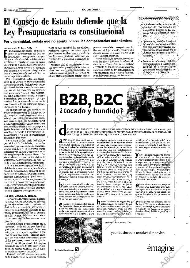 ABC MADRID 24-01-2001 página 51