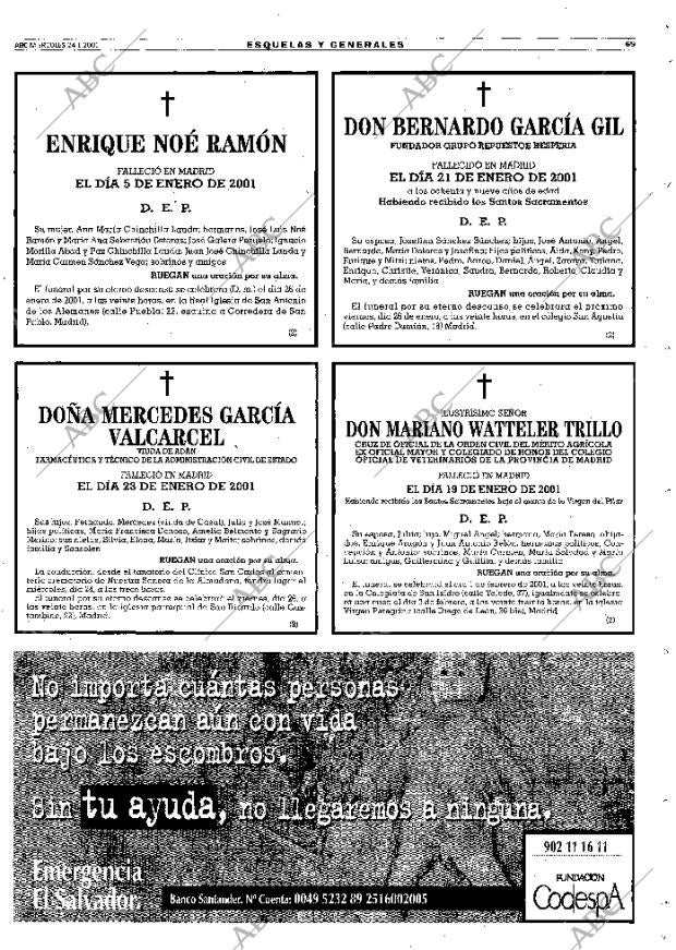 ABC MADRID 24-01-2001 página 69
