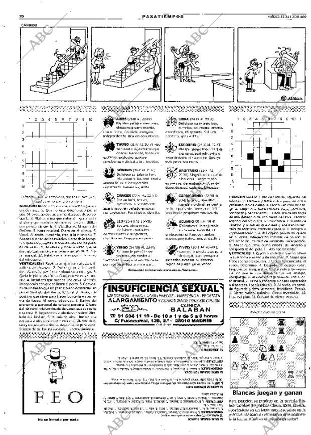 ABC MADRID 24-01-2001 página 70